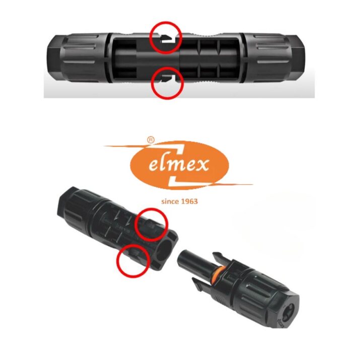 How to look locking solar connector Elmex